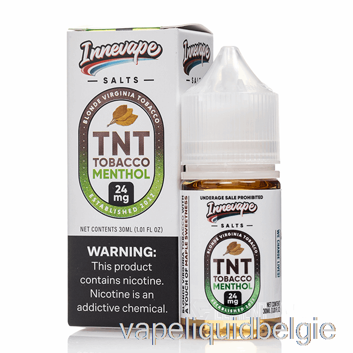 Vape Vloeistof Tnt Tabak Mentholzouten - Innevape E-liquids - 30ml 24mg